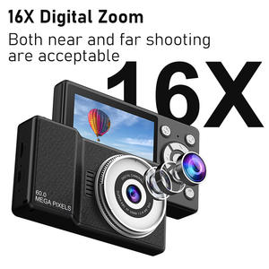 Nouvel appareil photo numérique CCD haute définition transfrontalier avec zoom optique 16x, grand angle, anti-tremblement électronique, idéal pour la <span class=keywords><strong>photographie</strong></span> de voyage et les étudiants - Product Image 3