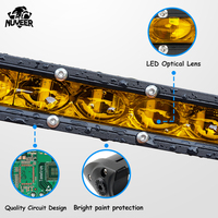 6D 18W 36W 54W 72W 90W 108W Barre Lumineuse LED Camion Tout-Terrain 7 14 20 26 32 38 Pouces Conduite Spot Faisceau UTV ATV Led Bar Lampes