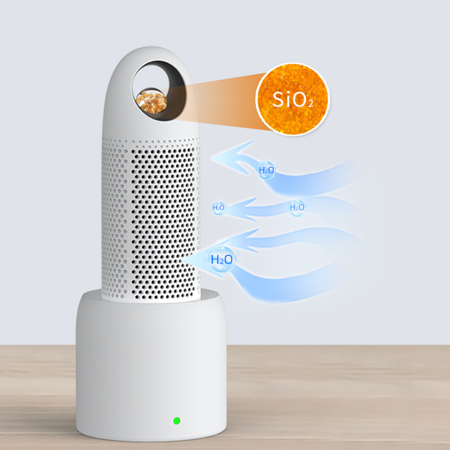 Invitop Mini Quiet Hotel Car Best Small Defrost Adsorption Rechargeable Dehumidifier