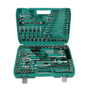 Juego de Herramientas para Reparación de Automóviles, Kit de Llaves de Trinquete de 24 Dientes, Herramientas Mecánicas para Reparación Automotriz - Product Image 1