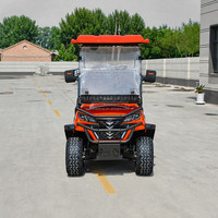 Voiturette de golf électrique 4 places de haute qualité avec batterie au lithium, autonomie de 100 km, véhicule utilitaire pour parc industriel, en stock, certifiée CE