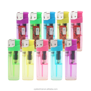 Encendedor <span class=keywords><strong>de</strong></span> <span class=keywords><strong>Gas</strong></span> Desechable Electrónico Barato al por Mayor OEM <span class=keywords><strong>de</strong></span> Plástico con Llama Abierta para Cigarros - Product Image 2