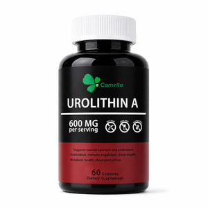 Capsules d'Urolithine A à étiquette privée personnalisée, 60 capsules, antioxydant, anti-âge, Urolithine A pour adultes, complément liposomal d'Urolithine - Product Image 1