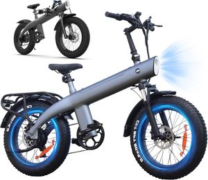 Stock EU USA Vélo Électrique <span class=keywords><strong>Tout</strong></span>-<span class=keywords><strong>Terrain</strong></span> Pneus Larges de 20 Pouces pour Adultes, Vélo Électrique de Ville Grande Vitesse 45 km, Rechargeable - Product Image 3