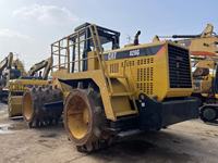 Compacteur à pneus Caterpillar 826G d'occasion de 35 tonnes, moteur diesel haute efficacité, pompe moteur, modèle 2018, puissance 235 kW, vente au Japon