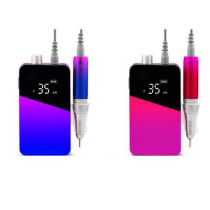 Colore sfumato Handpiece 35000rpm Cordless portatile elettrico trapano per unghie ricaricabile <span class=keywords><strong>E</strong></span> File <span class=keywords><strong>Manicure</strong></span> <span class=keywords><strong>Pedicure</strong></span> * 927 - Product Image 4