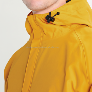 Chaqueta Cortavientos Anorak de Nailon 100% PVC para Hombre, con Media Cremallera y Logotipo Personalizado - Product Image 1