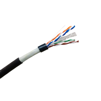 Câble réseau CAT6 UTP RJ45 en cuivre sans oxygène gainé de PVC/LSZH personnalisé à 8 conducteurs 0,57+mm 23AWG 250MHz
