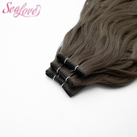 Extensiones de Cabello con Trama Genius, Estilo de Moda, Cabello Humano 100% sin Procesar, Trama de Cabello Largo Genius