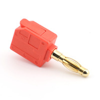 Connecteurs banane empilables à insertion directe 24A plaqués or, pas de 4 mm, multicolores, pour câble de haut-parleur, connexion rapide Kuishen