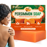 Savon Désodorisant Arkturi Persimmon Marque Blanche 100g Hydrate & Répare les Peaux Sèches Neutralise les Odeurs Corporelles pour Grossistes/Agents