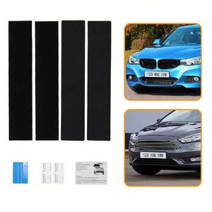 Factory-Direct Removable License Plate <b>Holder</b> Kit with Strong-Grip Hook & Loop Adhesive Pads for Vehicle Flexibility - Product Image 1