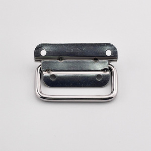 Stainless Steel Handle A-1006-2S Spring Folding Heavy Duty For Wooden Box Drawer Industrial Use - Product Image 3