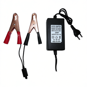 เครื่องชาร์จแบตเตอรี่ 12V 5A สำหรับแบตเตอรี่ตะกั่วกรด อะแดปเตอร์ AC DC พร้อมแคลมป์ - Product Image 2