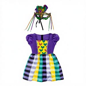 Traje Étnico Brasileño Nacional BAIGE 2026 de Poliéster para Carnaval Infantil de Todos los Santos - Product Image 3