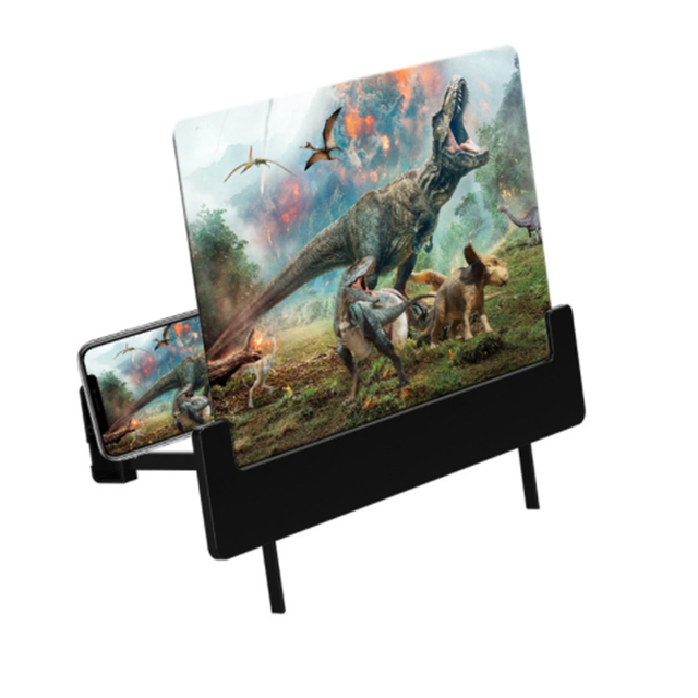 New Arrival 3D Movie Fashion Mobile Phone Screen Magnifier HD Video Amplifier With Holder Universal 3D MagnifierNew Ar