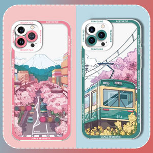 เคสโทรศัพท์ซิลิโคนใสกันกระแทก ลายภูเขาเมโทรสไตล์<span class=keywords><strong>ญี่ปุ่น</strong></span> สำหรับ iPhone 14 13 12 11 Pro Max - Product Image 5