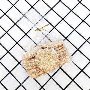 Bolsas de celofán transparentes de 6x9 pulgadas con cierres de alambre para regalos de cumpleaños y bodas, bolsa de plástico OPP de 1.4 milésimas de grosor, 100 unidades - Product Image 3