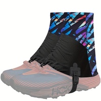 Guêtres de sentier pour la randonnée Léger Respirant Réglable Sandproof Chaussettes Couvertures pour la randonnée et la course à pied Garde les débris hors des chaussures