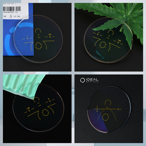 Lý tưởng 16 năm nhà máy CR 39 kính quang học 1.499 <span class=keywords><strong>HMC</strong></span> Tiến Bộ Ống kính quang học - Product Image 3