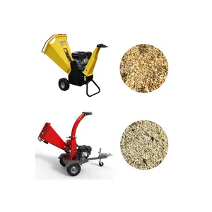 Mobiele Benzine Tuintak Crusher Shredder Hout Boomtak Snijmachine Nieuwe Mini Hout Shredder Boom Tak Chipper