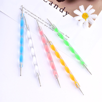 2022 Offre Spéciale 5 pc 2 voies Dotting Pen Tool Nail Art Dot Peinture Manucure kit