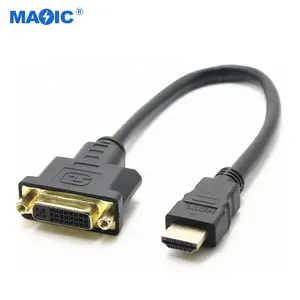 Personalizado OEM 0,3 m a 5m 1080P HDMI para DVI macho para fêmea cabo adaptador para monitor conversor HDMI para cabo DVI