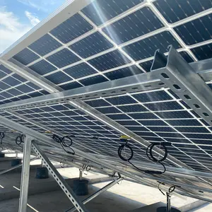 Cellules solaires à haut rendement Panneaux solaires Panneau solaire photovoltaïque en silicium monocristallin