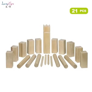 <span class=keywords><strong>Juego</strong></span> de Lanzamiento de Madera Viking Kubb Classic - <span class=keywords><strong>Juego</strong></span> Familiar para Patio al Aire Libre para Niños y Adultos con Piezas de Madera Dura de Primera Calidad - Product Image 4