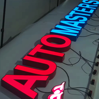 Panneau lumineux LED DakeSign avec éclairage frontal, conception gratuite, OEM ODM pour salons de beauté, publicité, décoration, enseigne lumineuse