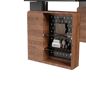 โต๊ะคอมพิวเตอร์ปรับระดับได้พร้อมไฟ LED รอบทิศทางติด JSD2-02-M2 V-Mounts สำหรับโฮมออฟฟิศ - Product Image 5