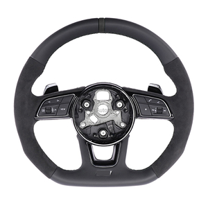 Alcantara พวงมาลัยแบน bottomed สำหรับ Audi A4 B9 A5พวงมาลัยรถยนต์ A4L - Product Image 3