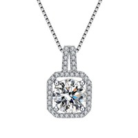 Collier pour femme JOYE Little Red Riding Book Quick Hand Shake Voice Net Live 10K en or massif avec chaîne à maillons en zircon et pendentif goutte d'eau