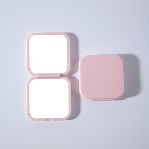 2025 Wholesale Cosmetic <b>Mirror</b> Handheld Blue <b>Pocket</b> <b>Mirror</b> Customized logo Makeup <b>Mirrors</b> - Product Image 2