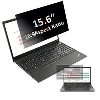 Filtre d'écran de confidentialité anti-choc 15,6 pouces 16:9 pour ordinateur portable Lenovo, anti-reflets, anti-espionnage, protection contre la lumière bleue