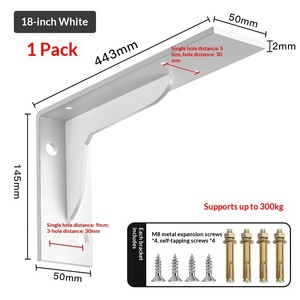 Soporte Triangular Resistente para Estante, Escritorio, Mueble de TV Suspendido, Soporte de Ángulo Recto, Tablero de Partición Fijo, Soporte de Pared para Tablero de Capas - Product Image 6