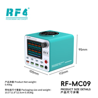 Alimentation régulée sans fil RF-MC09, source d'alimentation CC à 8 canaux, station de charge rapide multi-USB pour la réparation de cartes mères