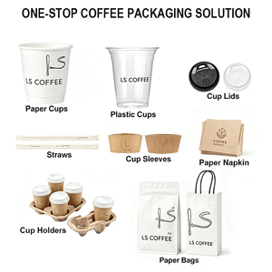 <span class=keywords><strong>Vasos</strong></span> Desechables de Plástico PET Transparente, Reciclables, Ecológicos, Libres de BPA, Aptos para Alimentos, de 8, 12, 16, 24 y 32 oz, con Tapas de Domo y Pajitas - Product Image 2