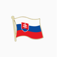 Broches drapeau slovaque transfrontalières, best-sellers, drapeaux de pays du monde, cadeaux commémoratifs pour le commerce extérieur