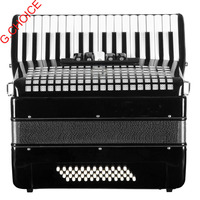 34 Keys 60 Bass Diatonic Portable Professional Wood Accordion for Adults Graded Performance Beginner Keyboard Instrument
