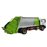 Camion à ordures compacteur à chargement arrière Dongfeng D9 18CBM, poids total autorisé 18000 kg, véhicule compacteur de déchets municipaux