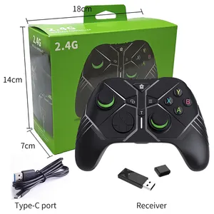 增强的无线控制器，适用于Xbox系列X/S 2.4GHz游戏手柄，带操纵杆手柄，适用于X/S/Elite/PC Windows 7/8/10