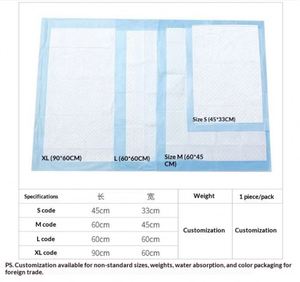 Alfombrillas Absorbentes Desechables Ecológicas para Entrenamiento de Cachorros, para Ayudar a la Incontinencia de Perros, Almohadillas para Orina de Perros, Equipo de Entrenamiento para Mascotas - Product Image 5