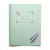 Cahier d'exercices de mathématiques personnalisé 210x160mm, cahier à grille pour étudiants, reliure piquée à cheval, fournitures scolaires, fabricant OEM avec impression
