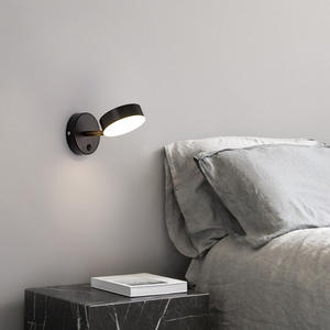 Diseño redondo moderno Dormitorio cabecera lectura Punto pasillo Espejo de inodoro foco LED frontal - Product Image 6