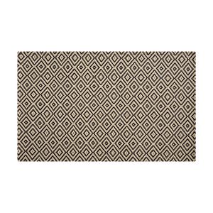 Alfombra de Pasillo con Patrón de Diamantes, Rectangular, de Fibra de Poliéster, para Uso Doméstico, Diseño Geométrico, Alfombra para Puerta - Product Image 1