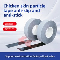 Ruban adhésif en caoutchouc granulaire blanc effet peau de poulet, rouleau de guidage pour machine, anti-adhésif, antidérapant, double face