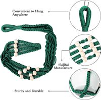 Vente en gros de porte-pots de fleurs panier de jardinière suspendu cintres pour plantes en macramé