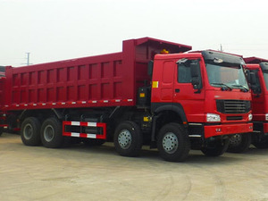 Produsen resmi baru HOWO SINOTRUK 8*4 Euro2 40 Ton truk kargo