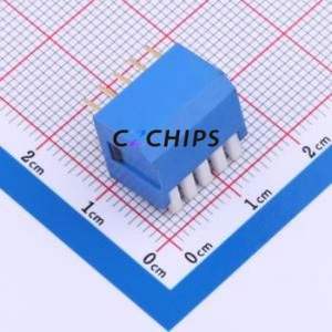 DP-05-B-T DIP Switch Through hole Component (THT) Switch Piano Key Single Pole Single Throw 5 2.54mm - Product Image 2